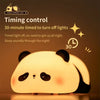 Cute Panda Silicone Night Light – Soft, Dimmable & Kid-Safe