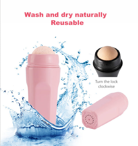 Oil-Absorbing Volcanic Face Roller