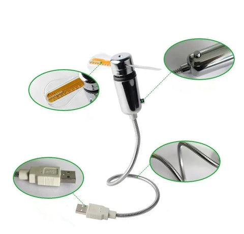 USB Clock Fan