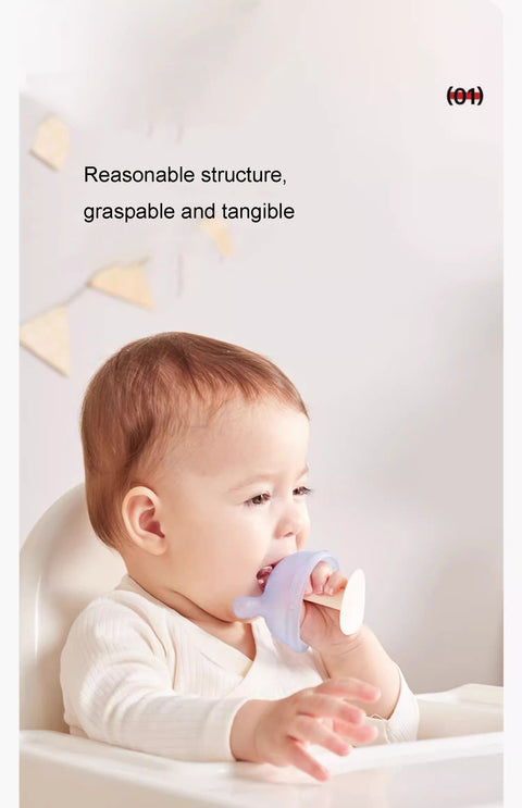 Silicone Mushroom Nipple Baby Chew Teether
