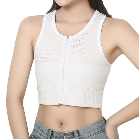 short chest binder for woman