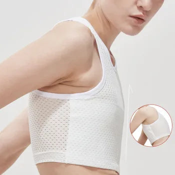 short chest binder for woman
