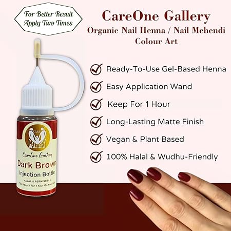 Instant Nail Injection Henna Paste Mehndi Bottle( No Side-Effects)