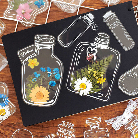 Handmade DIY Dried Flower Leaf Bookmarks Pack of 10