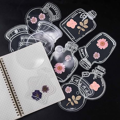 Handmade DIY Dried Flower Leaf Bookmarks Pack of 10