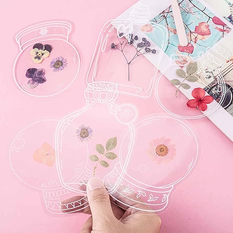 Handmade DIY Dried Flower Leaf Bookmarks Pack of 10